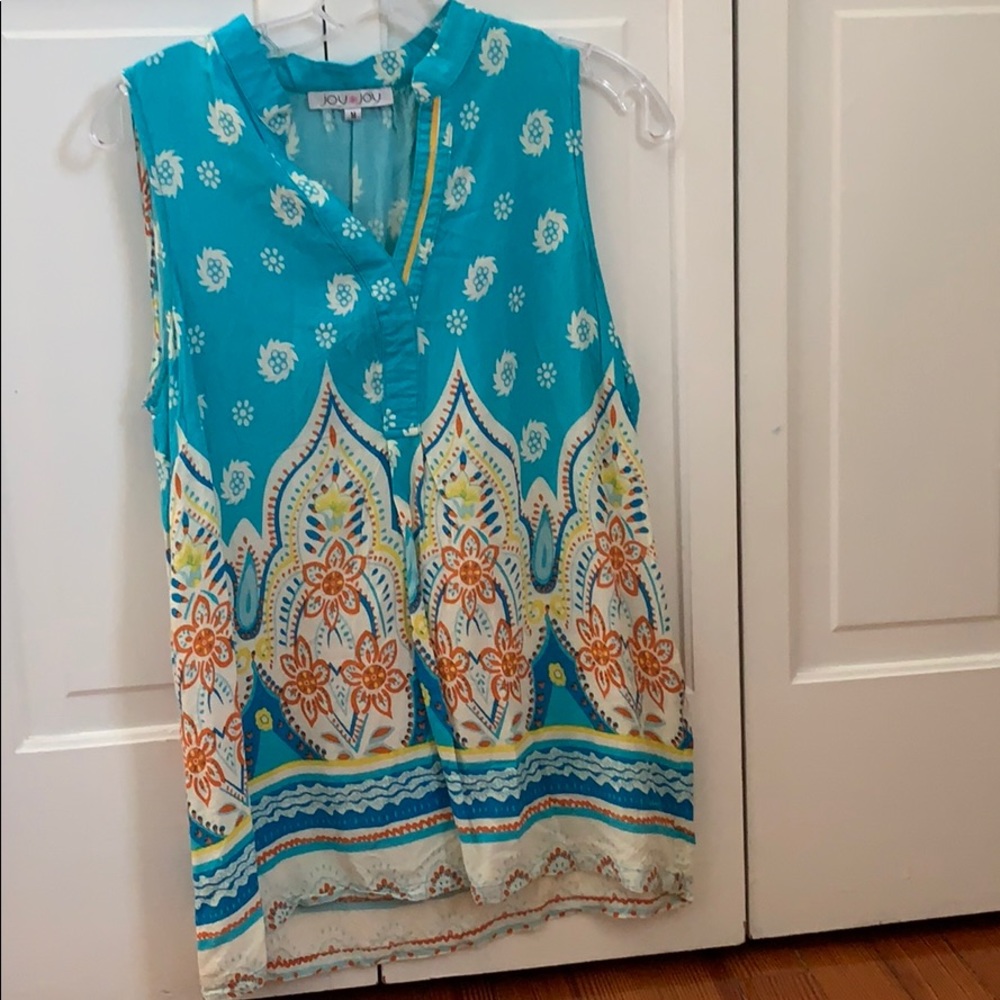 Colorful, dressy top